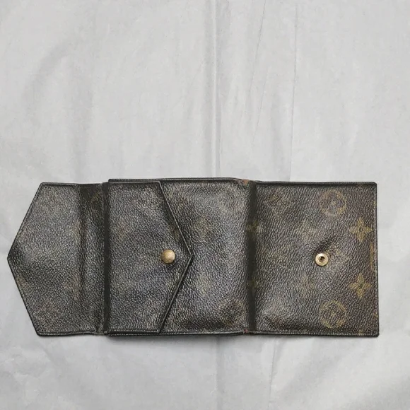 Louis Vuitton Monogram Envelope Wallet - Dark Brown with Gold Hardware - Picture 9 of 16